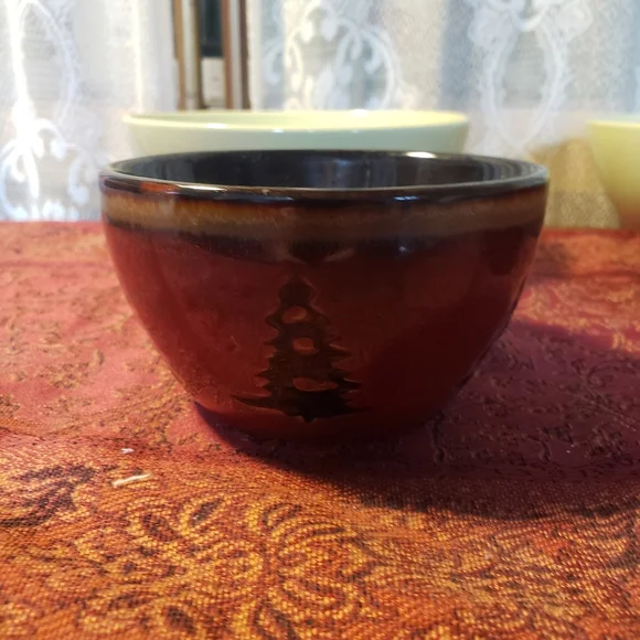 Set of Four Bowls-perfect for your cottage or cabin decor- BX16 - Picture 2 of 4